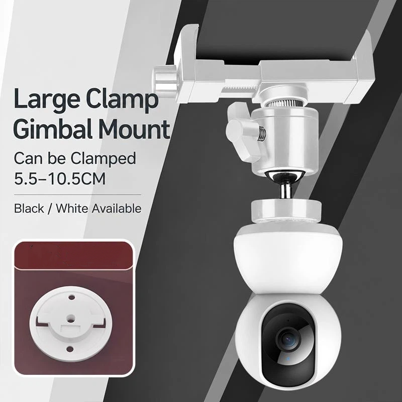 Webcam Stand Clip - 1Set 360 ° Döner, Deliksiz Klipsli