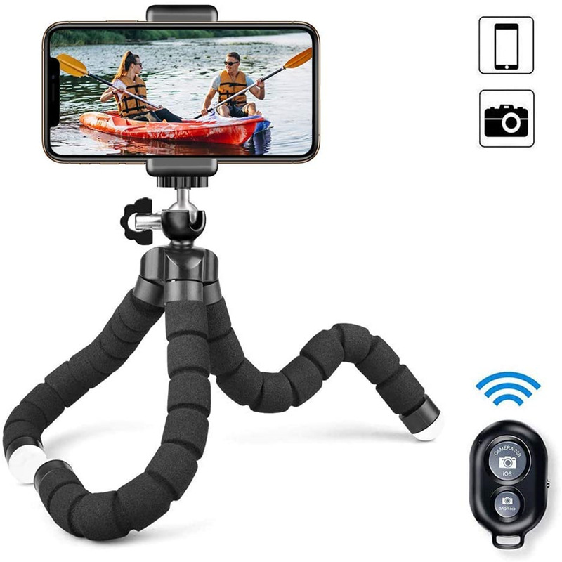 Webcam Stand Clip - Mini evrensel fotoğraf ahtapot Tripod Monopod