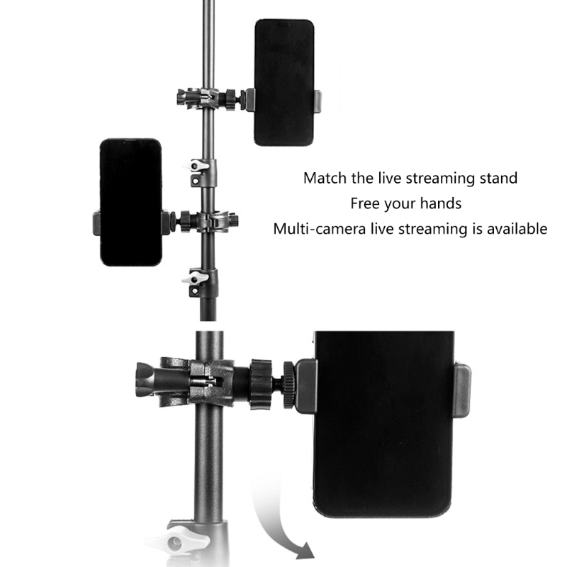 Webcam Stand Clip - Mikrofon Standı Web Kamerası Cep Telefonu